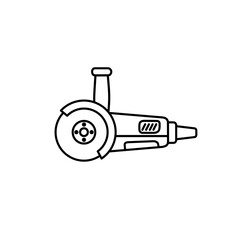 Angle grinder icon 