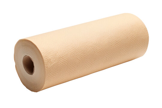 recommend clip art: A roll of paper towels, isolated on a white background