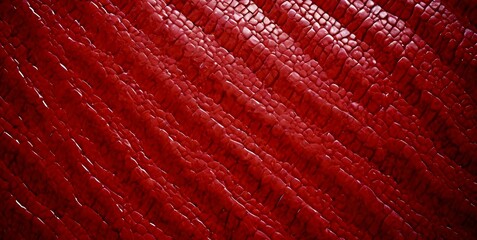 Fototapeta premium red fabric texture, Red snake scales
