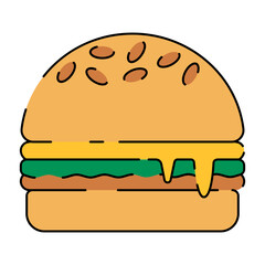 Hamburger Illustration
