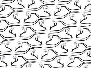 ranch leaf  pattern design