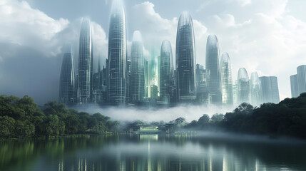 Futuristic city