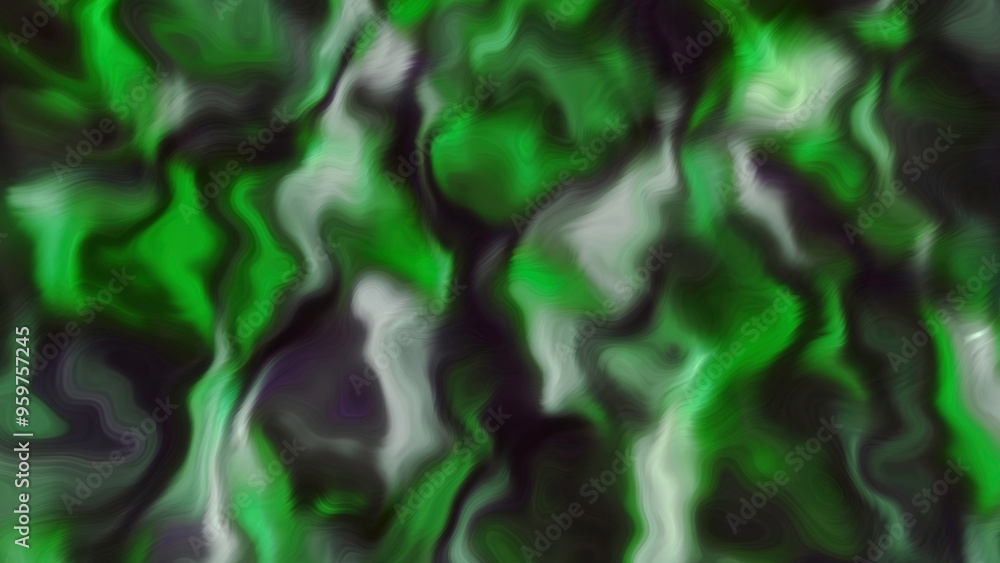 Poster this is an abstract green fluid waves background designed for various visual media uses