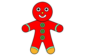 christmas gingerbread man