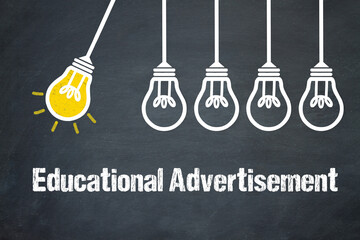 Fototapeta premium Educational Advertisement 