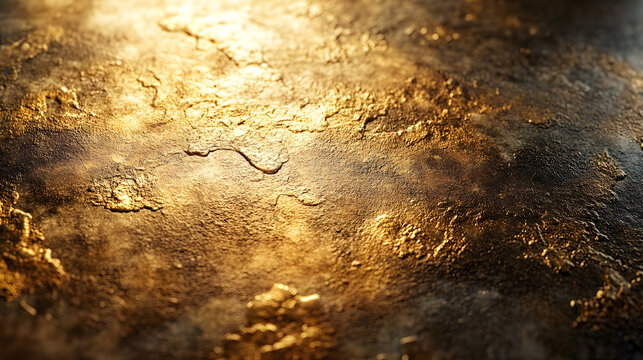 extured bronze surface with a soft patina, creating a warm and luxurious feel.