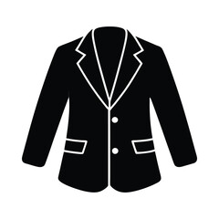 Blazer Silhouette vector illustration style design