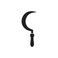 Garden sickle icon