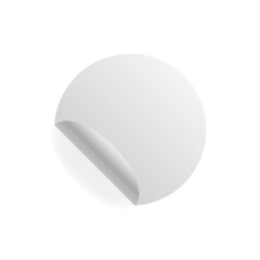 Sticker Icon. Flat style. Vector icon.