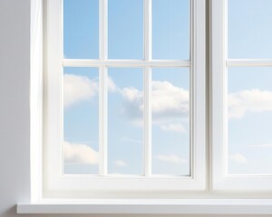 Open window with fresh breeze flowing in, filling the room with hope and the promise of new opportunities, a fresh beginning.