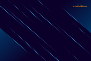 Abstract Glowing Blue Line. UI Design Element. Transparent Lens Flare Effect. Futuristic Vibrant Glow for Game Design,