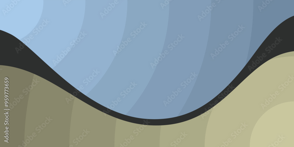 Aufkleber serene waveforms texture: an abstract blend of blue, green, and black - background design, multi pur