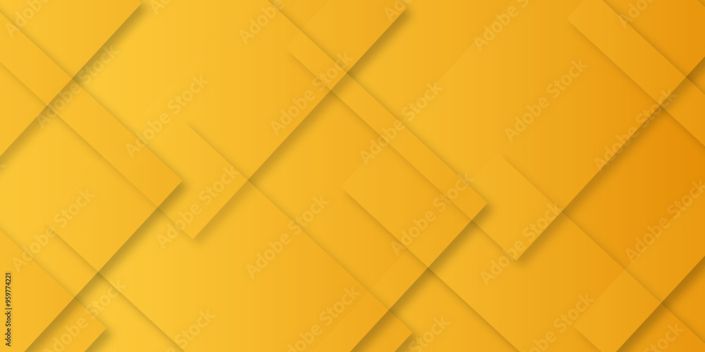 Poster abstract modern orange and yellow pattern geometric luxury gradient line background random square sh