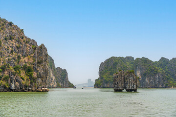 Dinh Huong Islet in Ha Long Bay, Quang Ninh, Vietnam