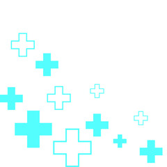 Blue Medical Cross