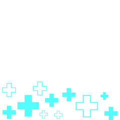 Blue Medical Cross