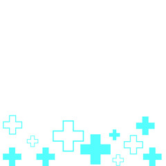 Blue Medical Cross