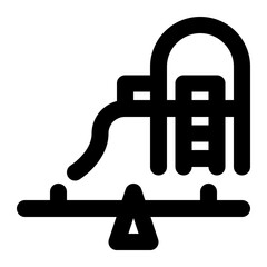 playground, play area, park, places, city outline icon
