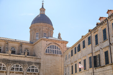 Roman Catholic Cathedral of the Assumption of the Virgin Mary in Old town Dubrovnik, Croatia