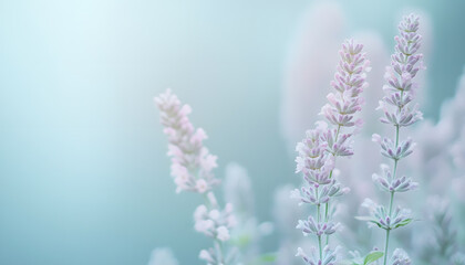 Obraz premium A single pastel color, such as mint green or lavender, providing a soothing and simple backdrop