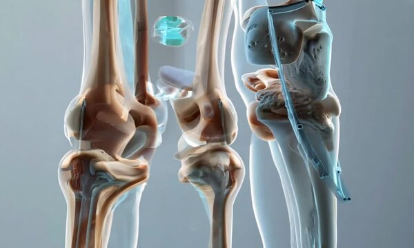 Knee Protection: Shield & Skeletal Structure