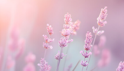 Obraz premium A single pastel color, such as mint green or lavender, providing a soothing and simple backdrop