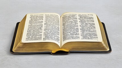 Obraz premium Holy Bible Illuminated by Light