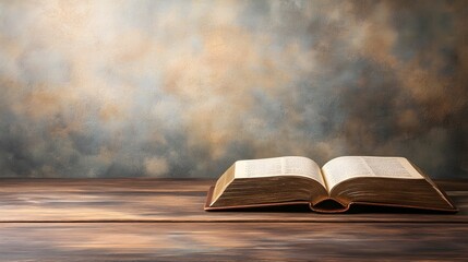 Holy Bible Illuminated by Light