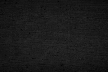 Black dark concrete wall background. Pattern board cement texture grunge dirty scratched for show anthracite promote product urban floor and abstract paper design element decor. Blackboard blank.
