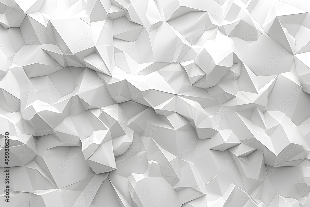Poster Abstract White Geometric Texture with Angular Facets