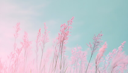 Fototapeta premium A single pastel color, such as mint green or lavender, providing a soothing and simple backdrop