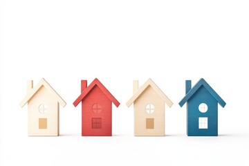 Tumbling house prices visualized with a declining interest rate sign, real estate impact