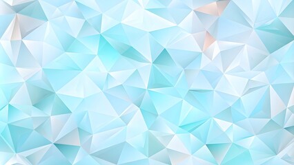 Fototapeta premium Abstract Delaunay Voronoi trianglify color diagram background illustration. Color Abstract trianglify Generative Art background illustration