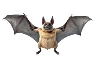 halloween bat isolated on white