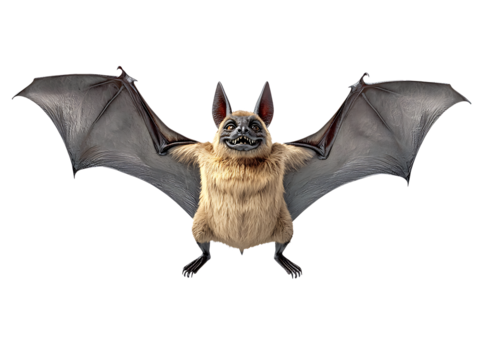 halloween bat isolated on white