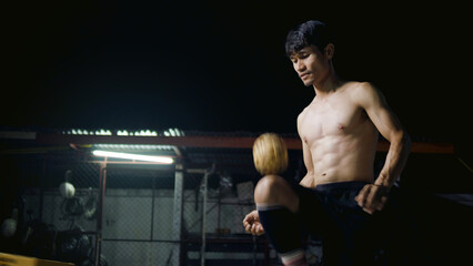 Exercise by playing men's sepak takraw. Training skills in sepak takraw and tekkball.