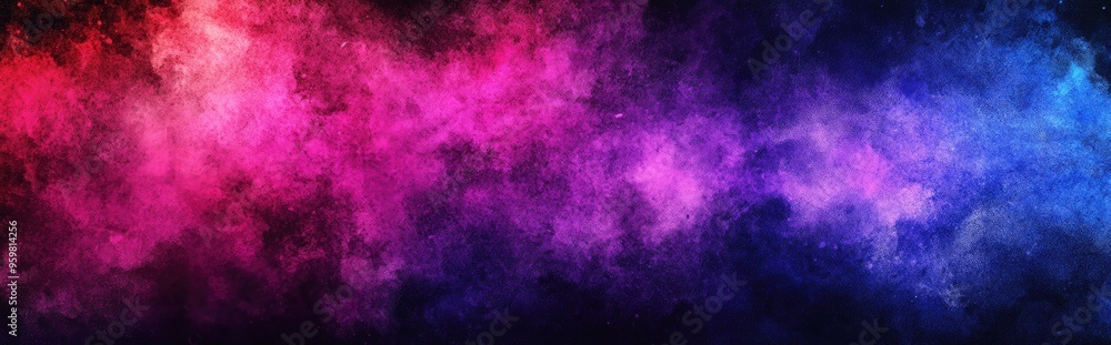 Poster vivid ink textured canvas in pink purple and blue created using 3d cartoon rendering techniques idea