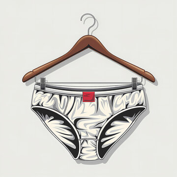 recommend clip art: illustration of underwear
