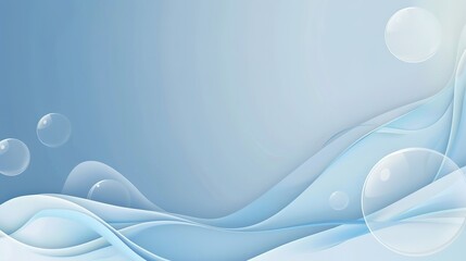 Stunning Simple and Fresh Blue Background: A Serene and Inviting Vision. Showcasing Calmness and Charm.