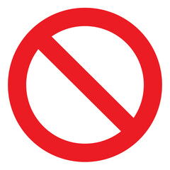 No entry. Red road stop sign icon. Red circle prohibition sign, stop symbol. vector illustration. Access ban symbol. Vector illustration