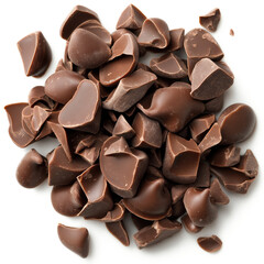 Fototapeta premium Choc Chips Isolated