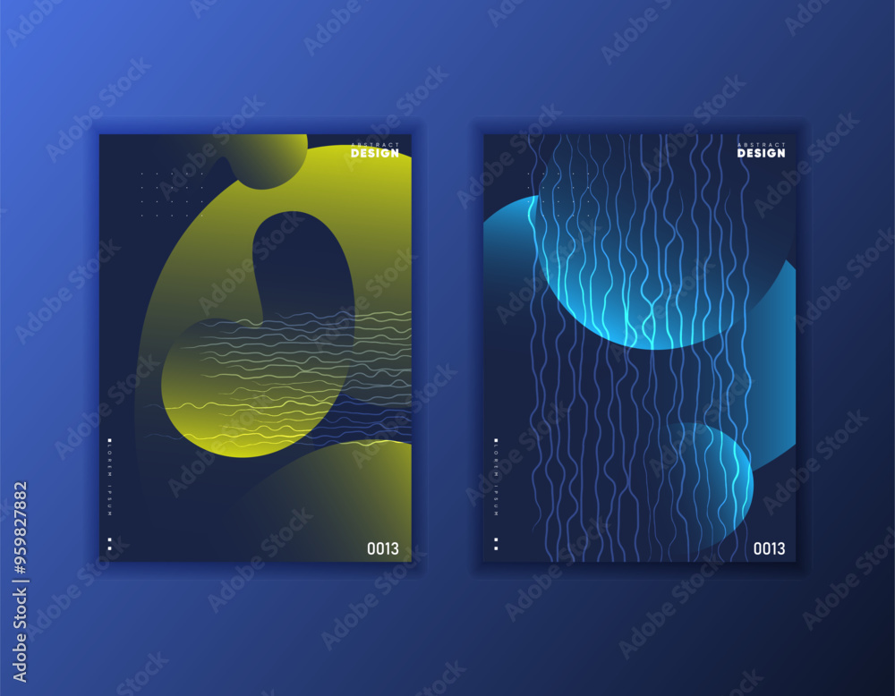 Aufkleber abstract art background for web and print modern vector