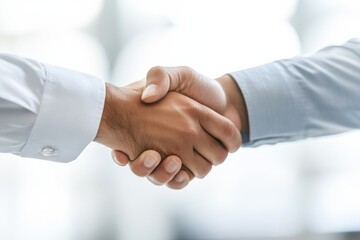 Handshake in a Professional Business Environment
