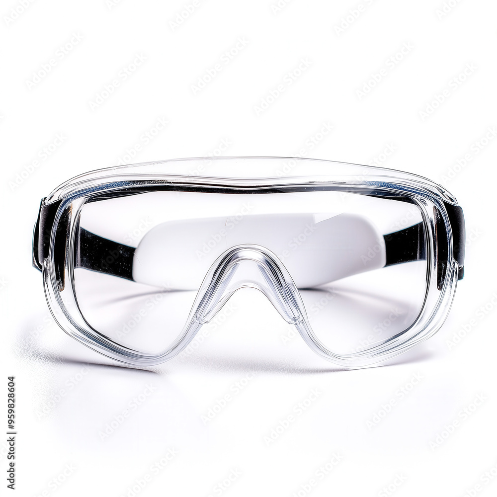 Wall mural lab goggles isolated