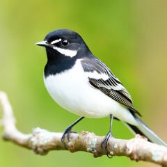 Fototapeta premium Wagtail Isolated