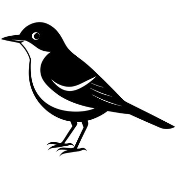 recommend clip art: illustration of a nuthatch bird