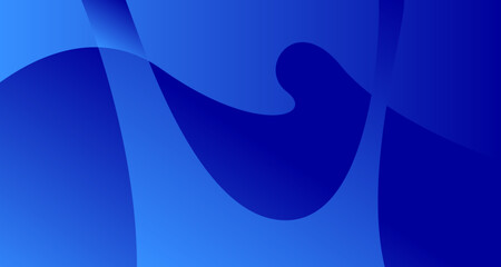 Blue waves background vector. Fluid gradient shapes composition. Futuristic design concept. Trendy color art.	
