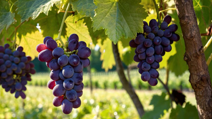 Fototapeta premium GRAPES on tree