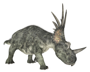 Dinosaurier Styracosaurus, Freisteller