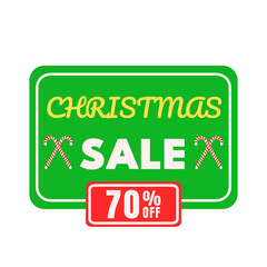 Christmas Sale 70% Off Tag